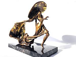 Figurative Bronze, Dancer, Elegant, sculpture, Graceful, famous, world artist