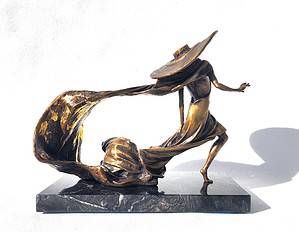 Figurative Bronze, Dancer, Elegant, sculpture, Graceful, famous, world artist