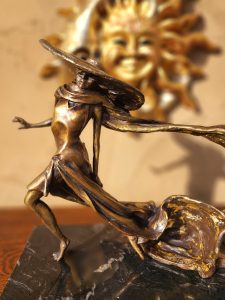 Figurative Bronze, Dancer, Elegant, sculpture, Graceful, famous, world artist